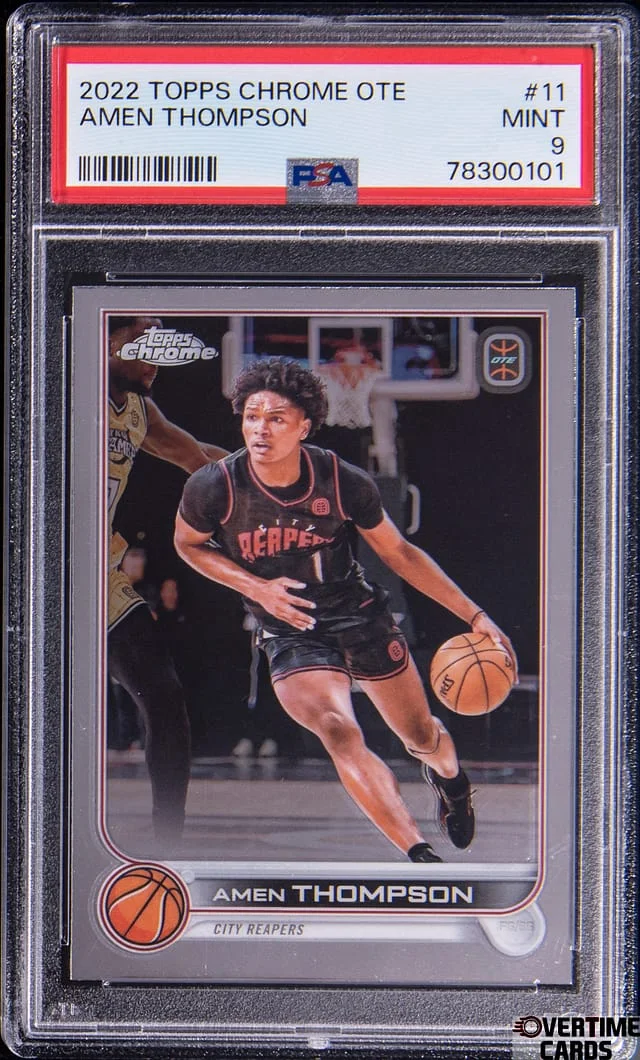 2022-23 Topps Chrome Amen Thompson OTE #11 card image