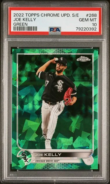2022-23 Topps Chrome Update Sapphire Joe Kelly Edition Green #268 card image