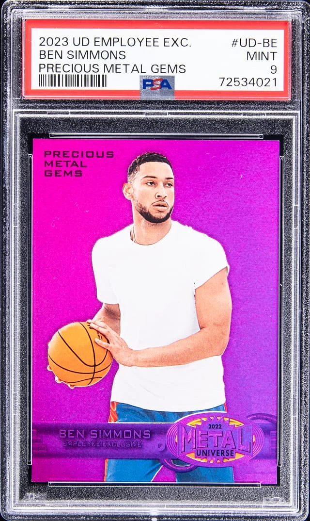 2022-23 UD Employee Exclusive Precious Metal Gems (PMG) Ben Simmons #UD-BE card image