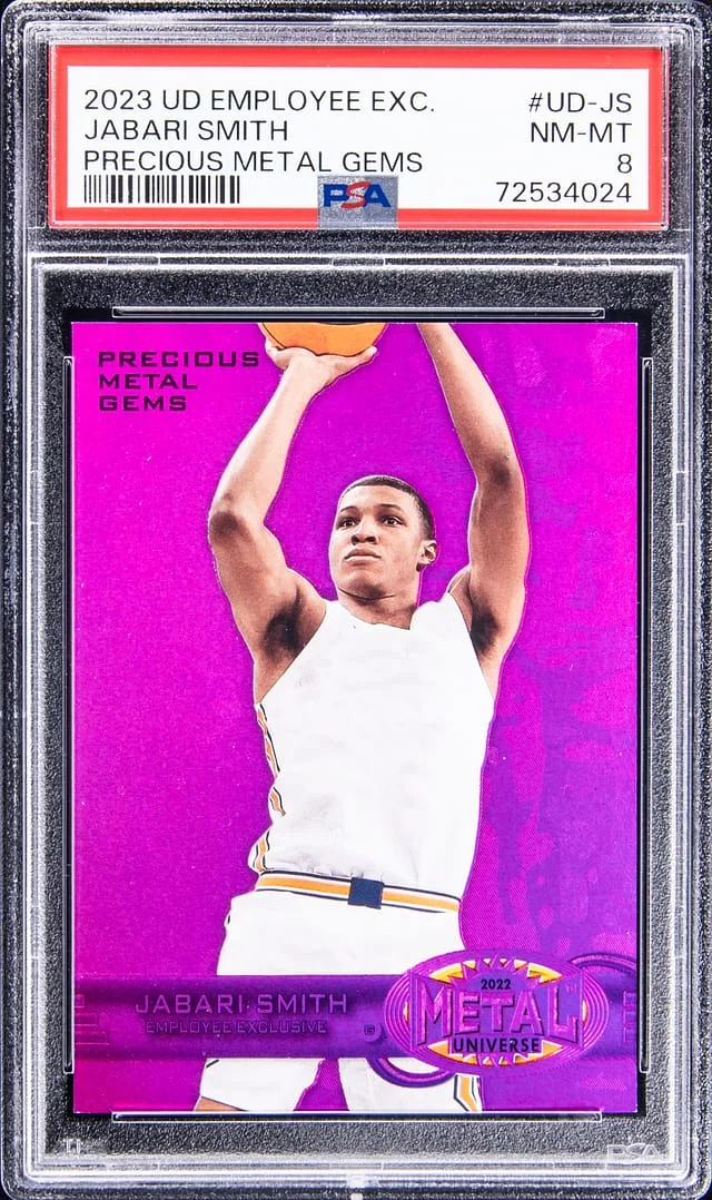 2022-23 UD Employee Exclusive Precious Metal Gems (PMG) Jabari Smith #UD-JS card image