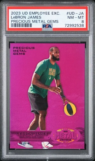 2022-23 Upper Deck LeBron James Employee Exclusive Precious Metal Gems (PMG) #UD-JA card image