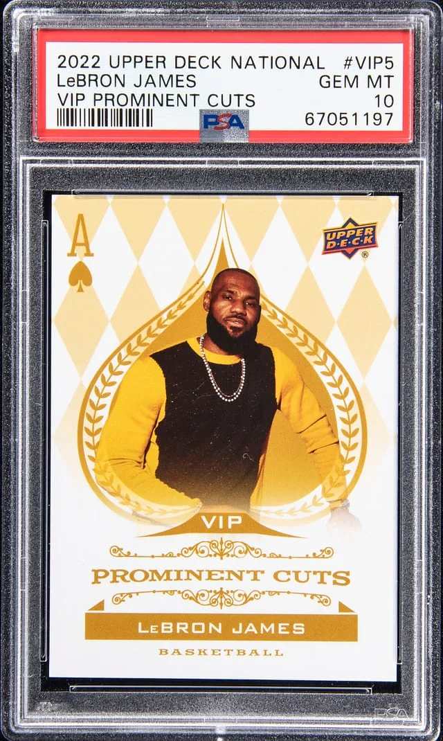 2022-23 Upper Deck LeBron James VIP Prominents Cuts #VIP5 card image
