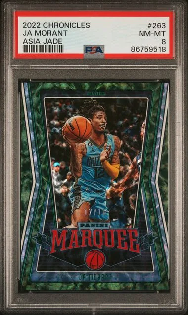 2022-24 Panini Chronicles Ja Morant Asia Jade #263 card image