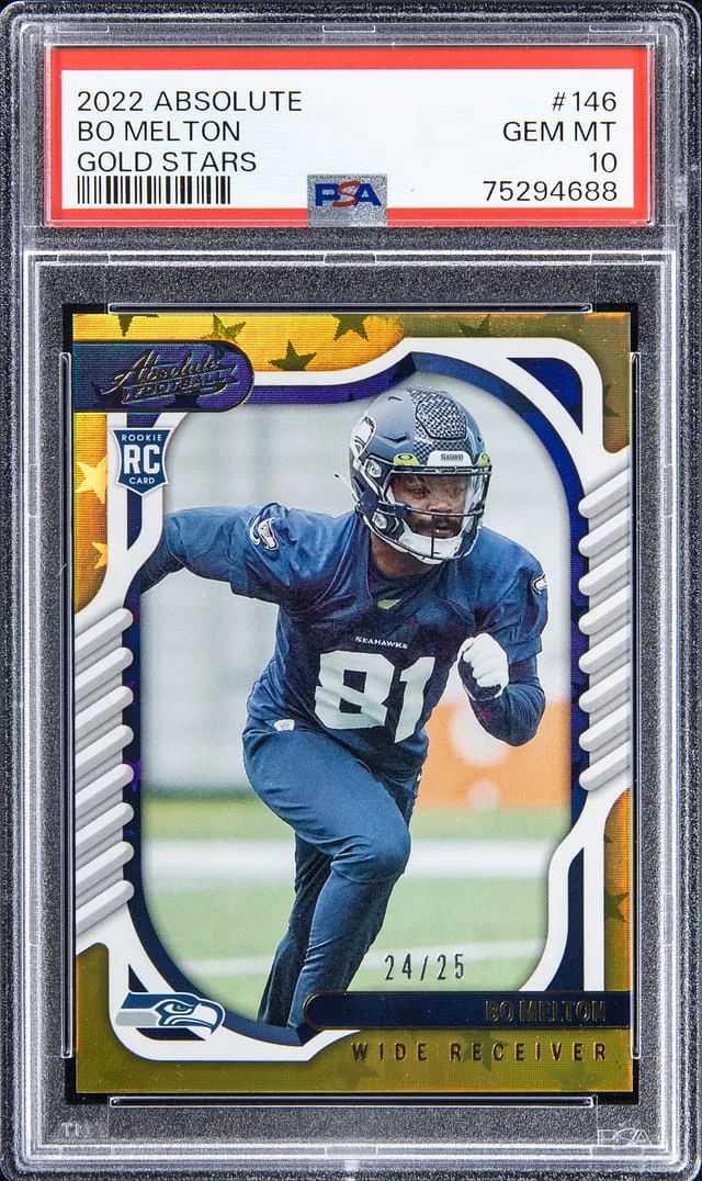 2022 Absolute Bo Melton Gold Stars #146 card image