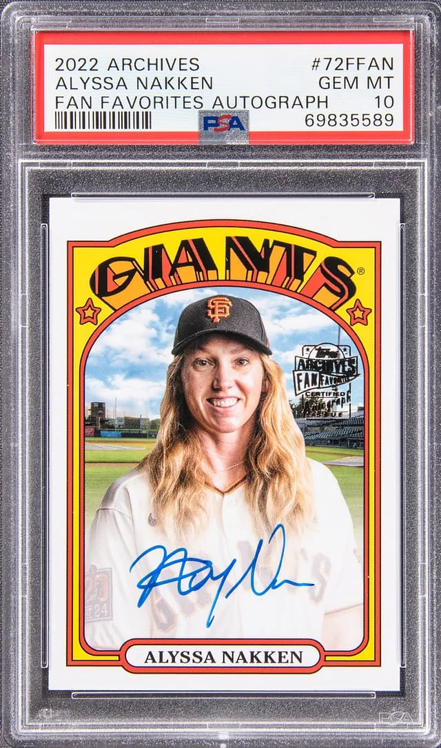2022 Archives Fan Favorites Autograph Alyssa Nakken #72FF-AN card image