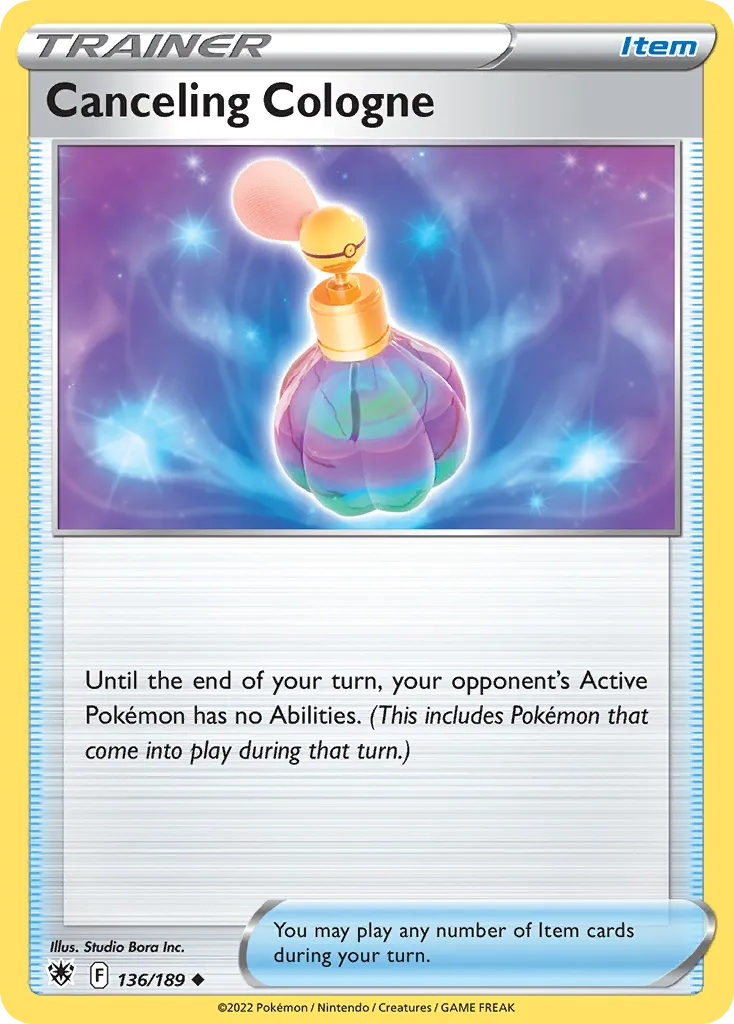 2022 Astral Radiance Canceling Cologne Uncommon #136/189 Uncommon card image