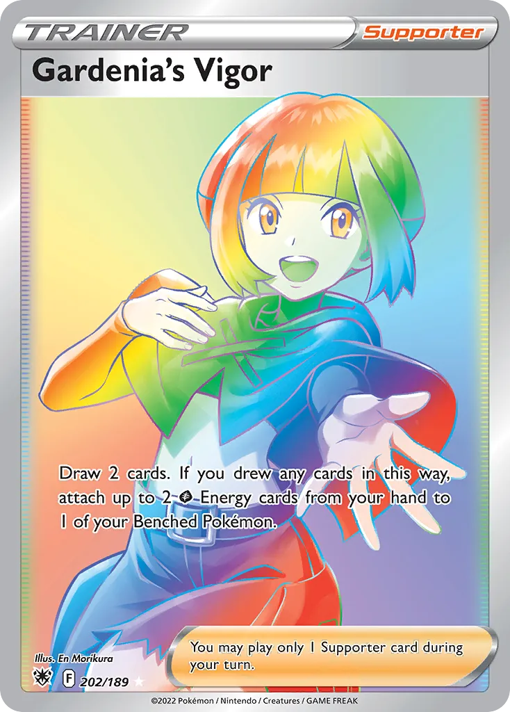 2022 Astral Radiance Gardenia's Vigor Uncommon #143/189 Uncommon card image