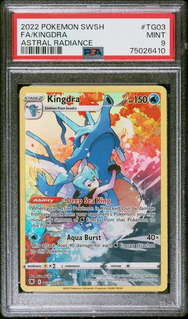 2022 Astral Radiance Kingdra #TG03 Unlisted card image