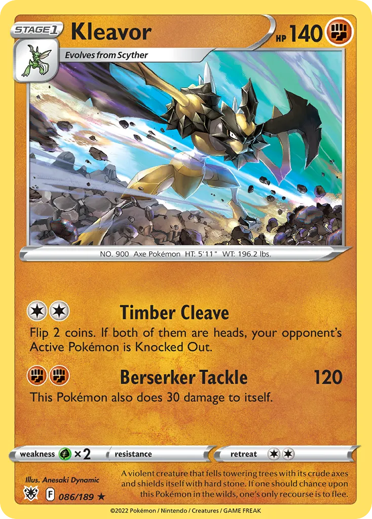 2022 Astral Radiance Kleavor Rare #085/189 Rare card image