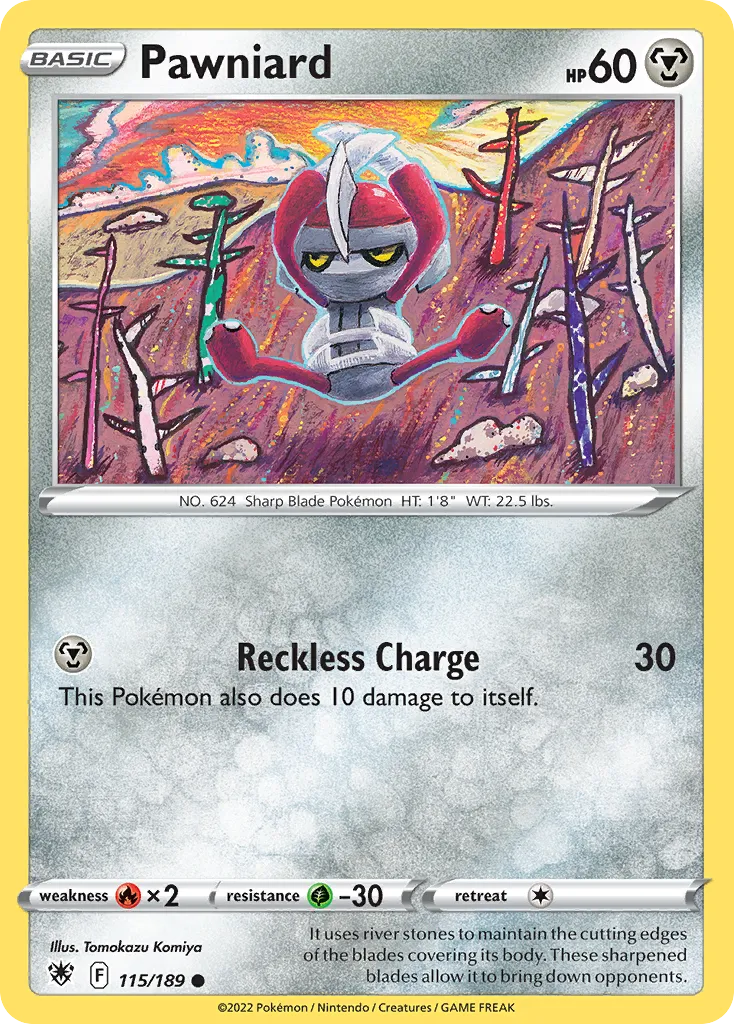 2022 Astral Radiance Pawniard Common #115/189 Common card image