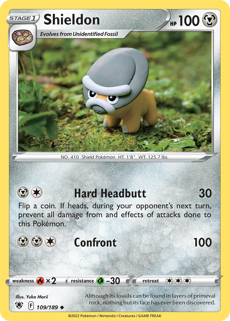 2022 Astral Radiance Shieldon Uncommon #109/189 Uncommon card image