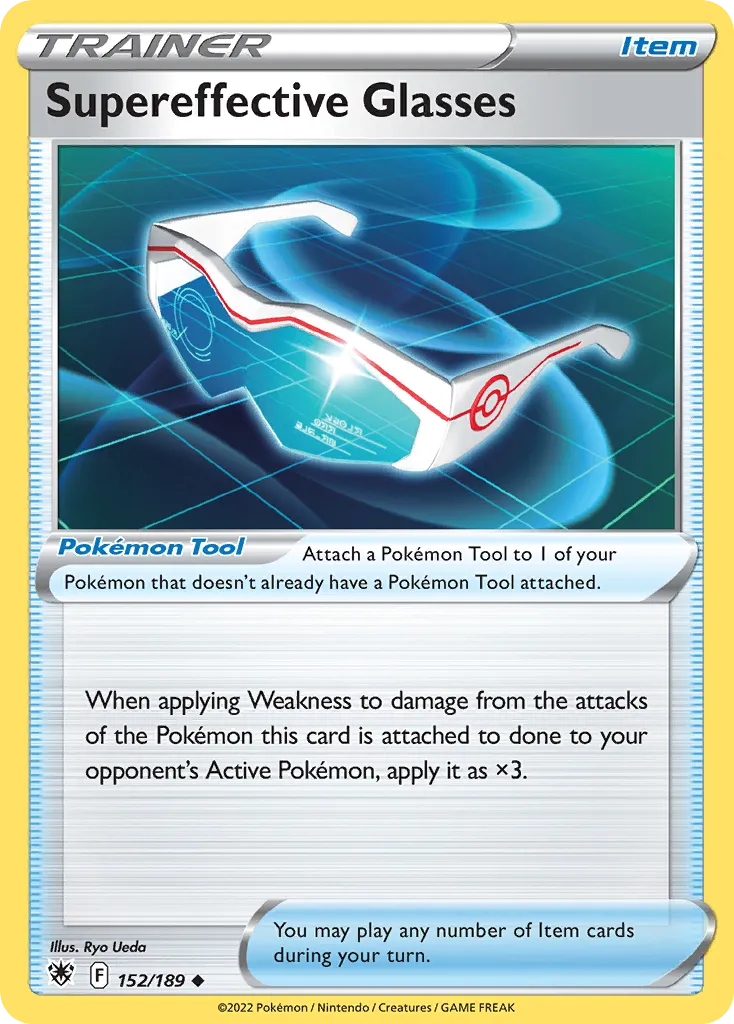 2022 Astral Radiance Supereffective Glasses #152/189 Uncommon card image