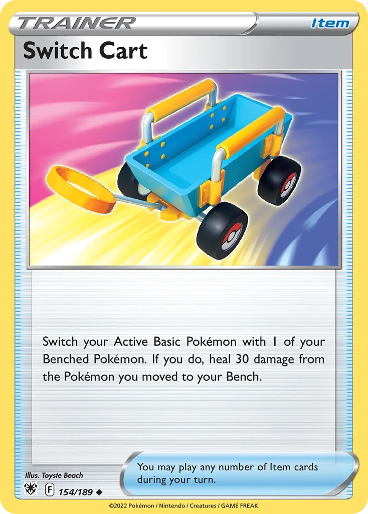2022 Astral Radiance Switch Cart #154/189 Uncommon card image