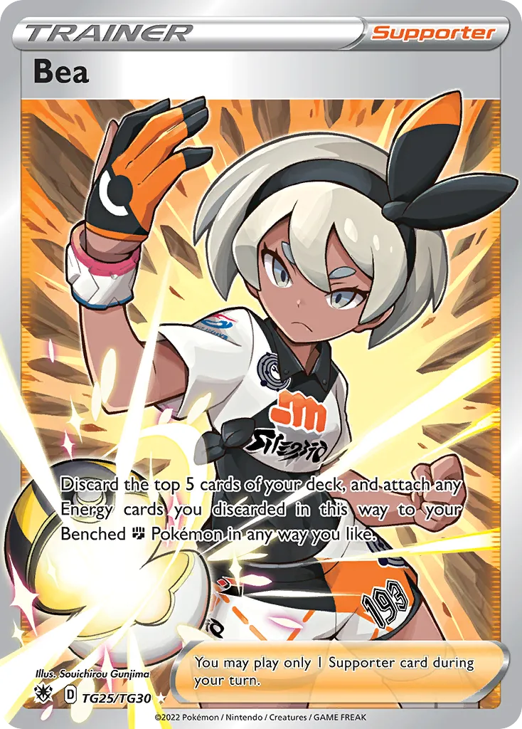 2022 Astral Radiance Trainer Gallery Bea Rare Ultra #TG25 Rare Ultra card image