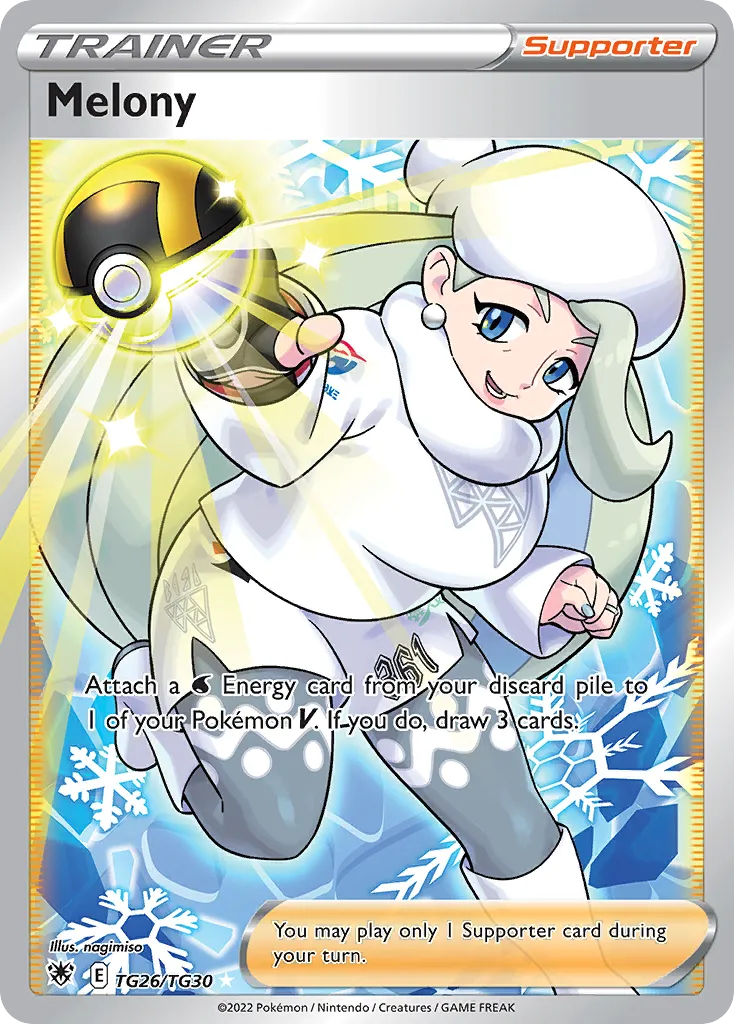 2022 Astral Radiance Trainer Gallery Melony Rare Ultra #TG26 Rare Ultra card image
