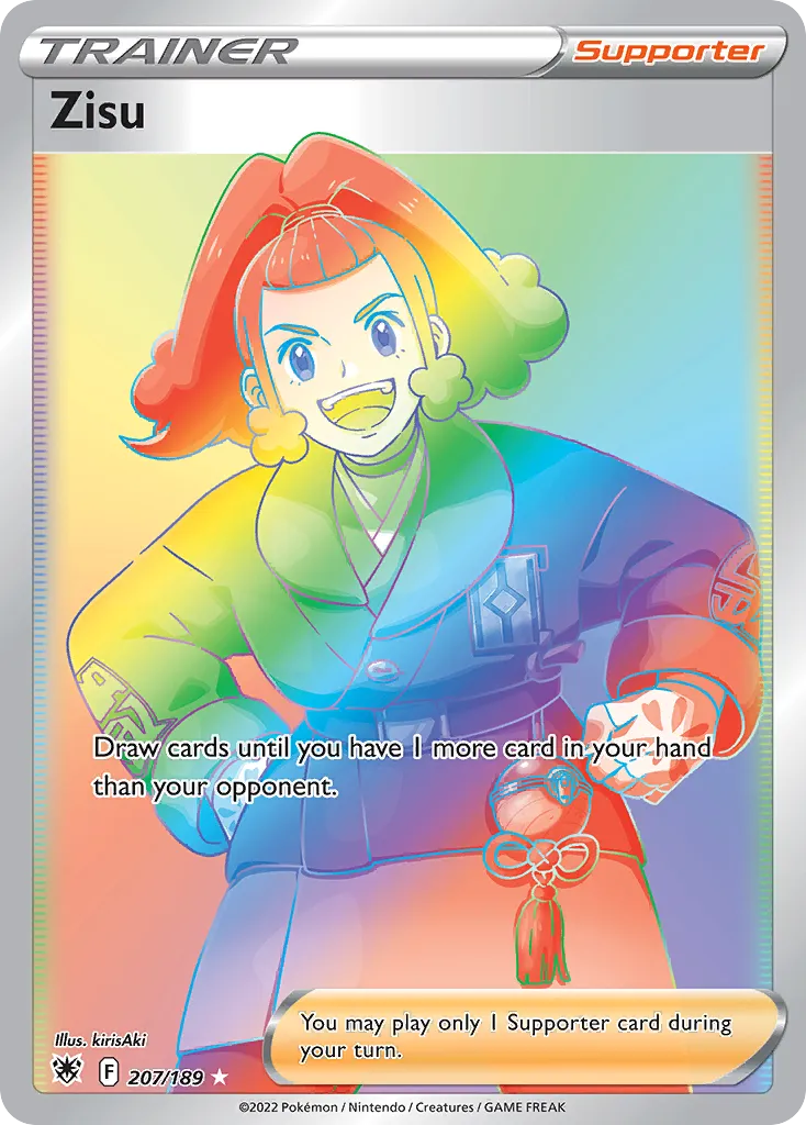 2022 Astral Radiance Zisu #189/189 Rare Ultra card image
