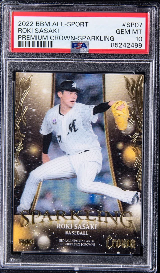 2022 BBM All-Sport Premium Crown Sparkling Roki Sasaki #SP07 card image