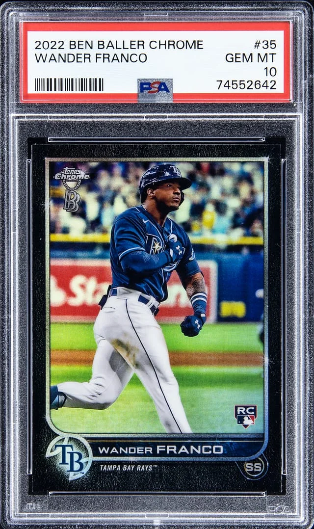 2022 Ben Baller Topps Chrome Wander Franco #35 card image