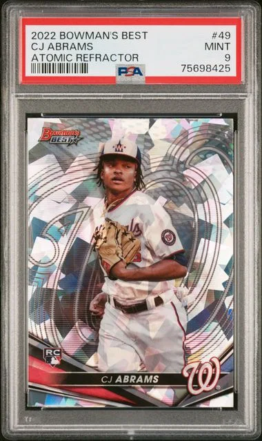 2022 Bowman Best CJ Abrams Atomic Refractor #49 card image