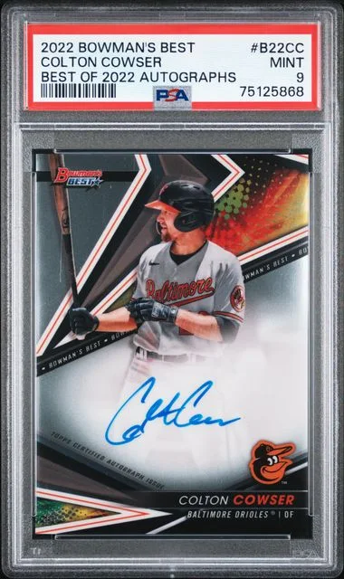 2022 Bowman Best Colton Cowser Of 2022 Autographs #B22CC card image