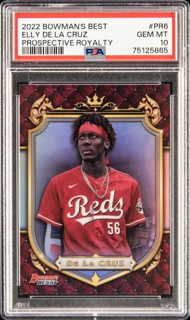 2022 Bowman Best Elly De La Cruz Prospective Royalty #PR-6 card image