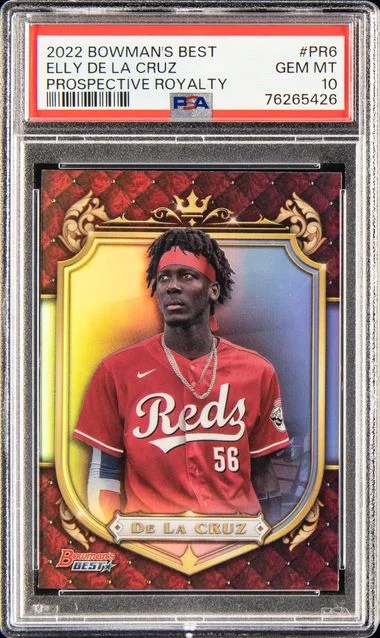 2022 Bowman Best Elly De La Cruz Prospective Royalty #PR6 card image