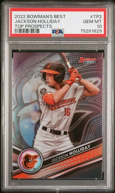 2022 Bowman Best Jackson Holliday Top Prospects #TP-2 card image