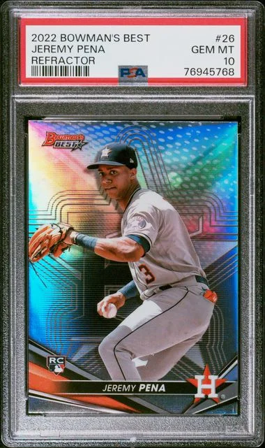 2022 Bowman Best Jeremy Pena Refractor #26 card image