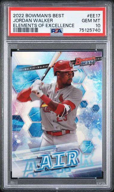 2022 Bowman Best Jordan Walker Elements Of Excellence #EE17 card image