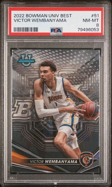 2022 Bowman Best Victor Wembanyama #51 card image