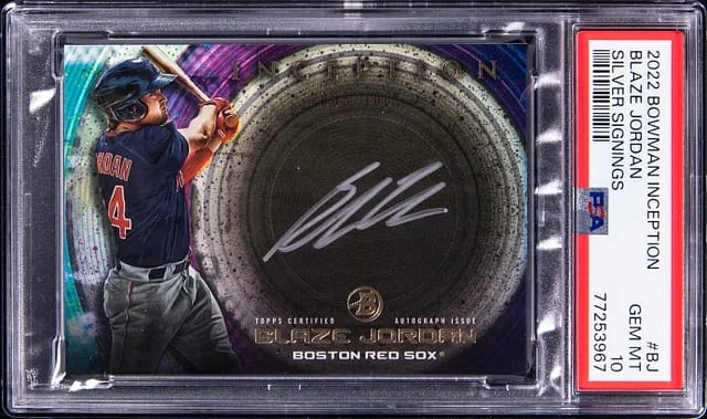 2022 Bowman Blaze Jordan Inception Silver Signings #ISS-BJ card image