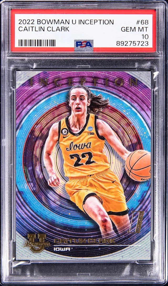 2022 Bowman Caitlin Clark Inception #68 card image