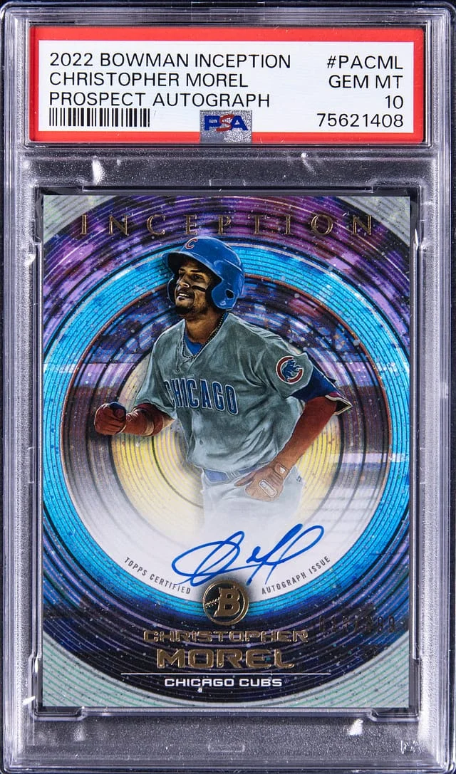 2022 Bowman Christopher Morel Inception Prospect Autographs #PACML card image