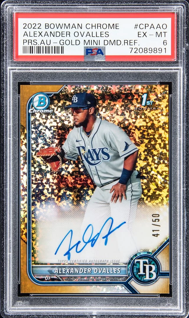 2022 Bowman Chrome Alexander Ovalles Prospect Autographs #CPAAO card image
