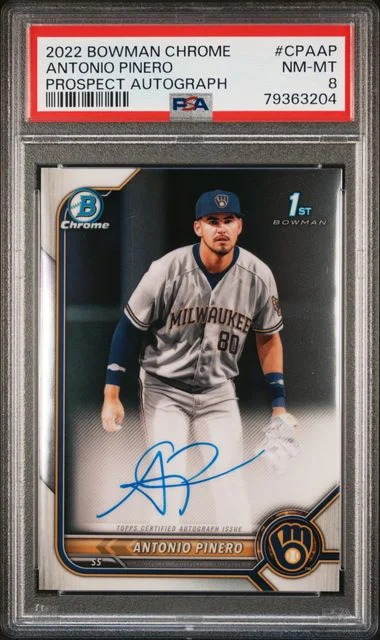 2022 Bowman Chrome Antonio Pinero Prospect Autographs #CPAAP card image