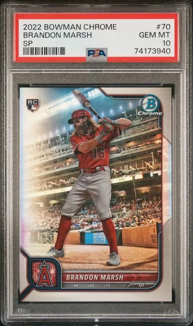 2022 Bowman Chrome Brandon Marsh #70 card image