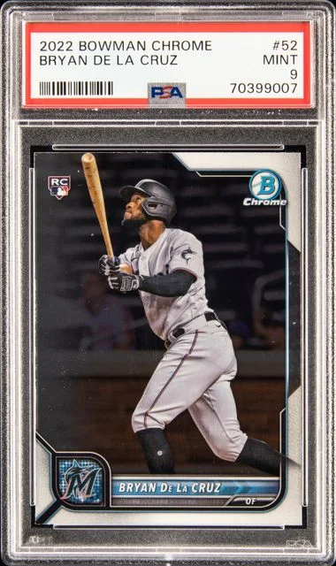 2022 Bowman Chrome Bryan De La Cruz #52 card image