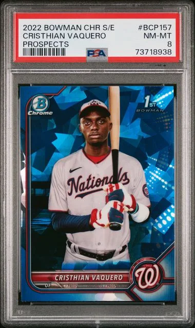 2022 Bowman Chrome Cristhian Vaquero Edition Prospects #BCP-157 card image