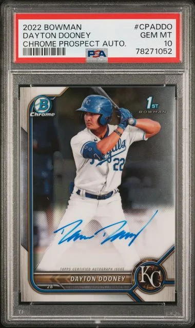 2022 Bowman Chrome Dayton Dooney Prospect Autographs #CPADDO card image