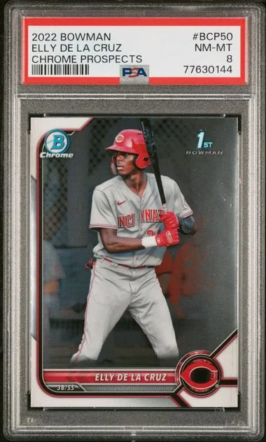2022 Bowman Chrome Elly De La Cruz #BCP50 card image