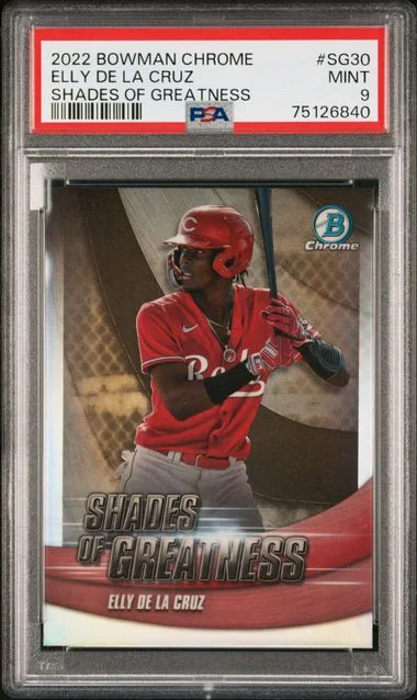 2022 Bowman Chrome Elly De La Cruz Shades Of Greatness #SG-30 card image