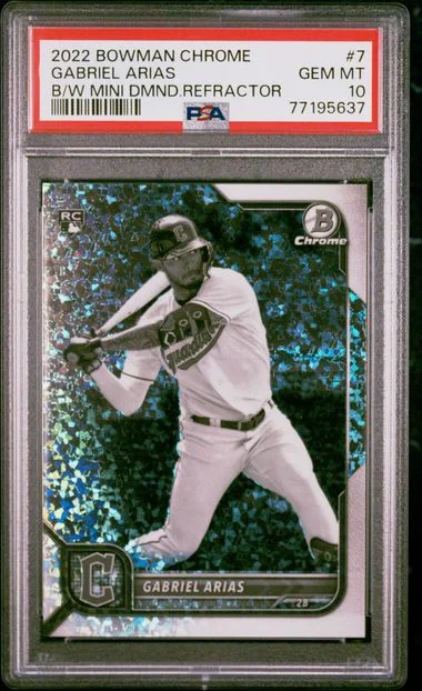 2022 Bowman Chrome Gabriel Arias #7 card image