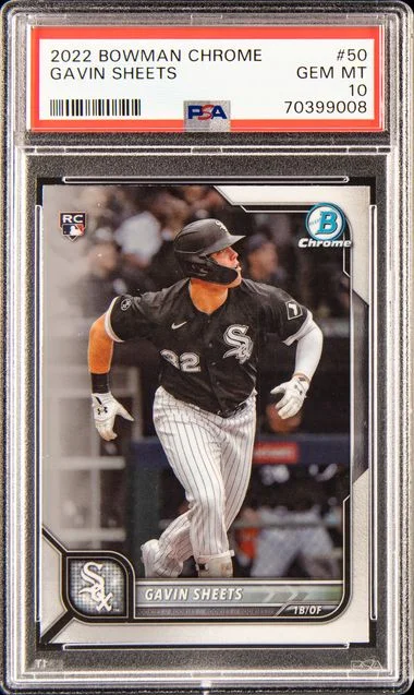 2022 Bowman Chrome Gavin Sheets #50 card image