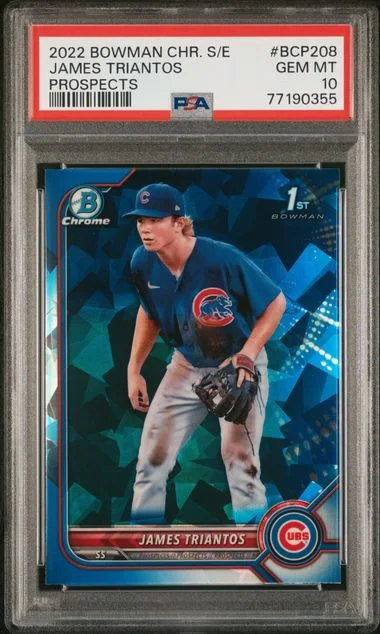 2022 Bowman Chrome James Triantos Edition Prospects #Bcp208 card image