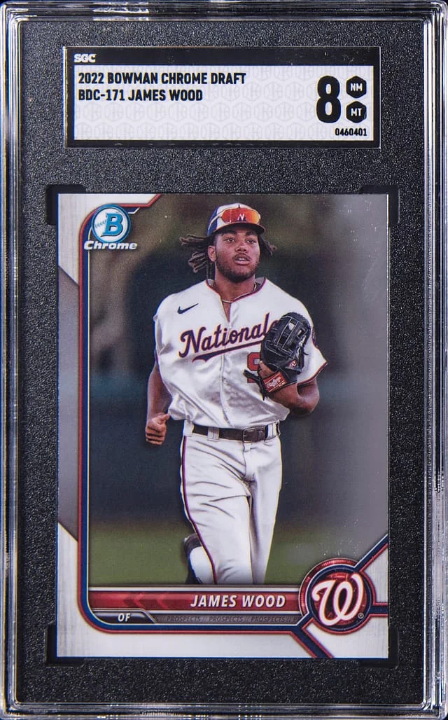 2022 Bowman Chrome James Wood #BDC-171 card image