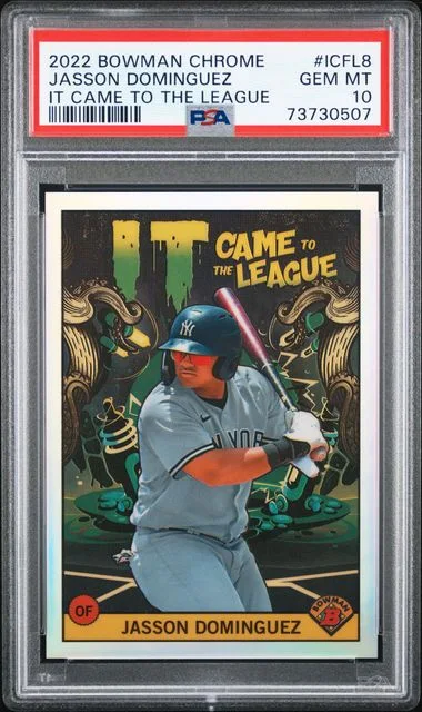 2022 Bowman Chrome Jasson Dominguez It Came To The League #ICFL-8 card image
