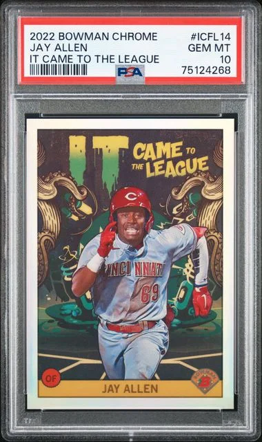 2022 Bowman Chrome Jay Allen It Came To The League #ICFL-14 card image
