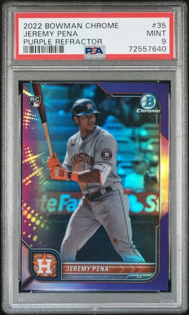2022 Bowman Chrome Jeremy Pena #35 card image