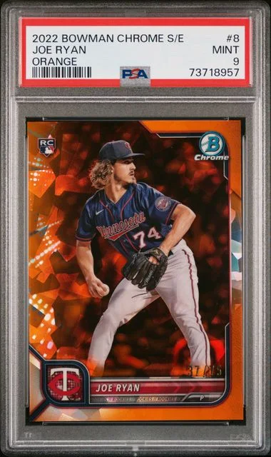 2022 Bowman Chrome Joe Ryan Edition Orange #8 card image