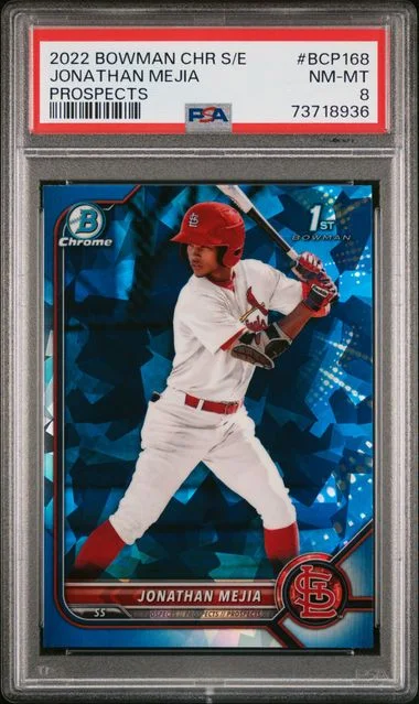 2022 Bowman Chrome Jonathan Mejia Edition Prospects #BCP-168 card image